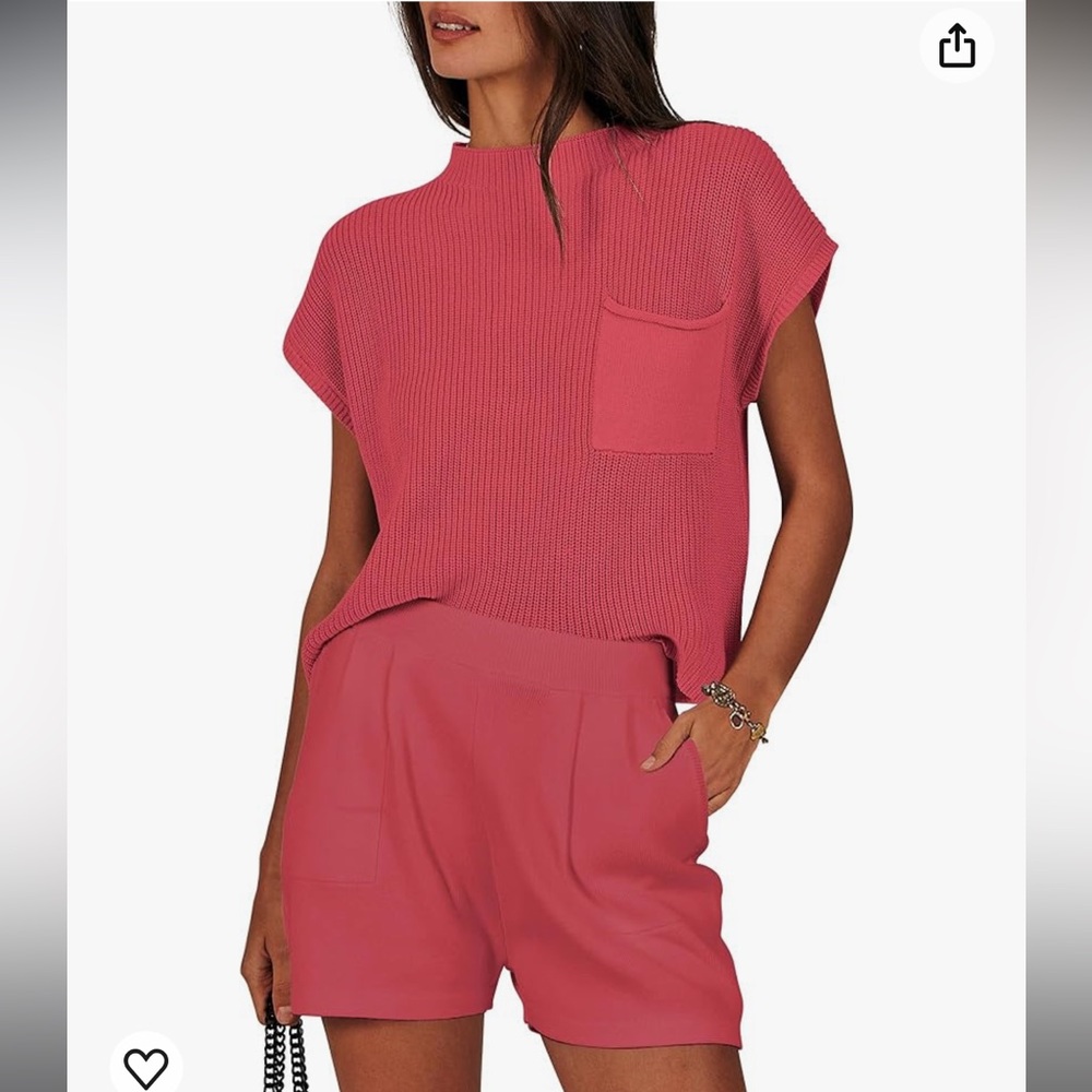 Pink two piece set